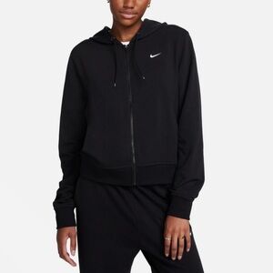 Nike One Dri-FIT Full-Zip Hoodie. Women’s.  Black. Plus Size 1X. NWT.